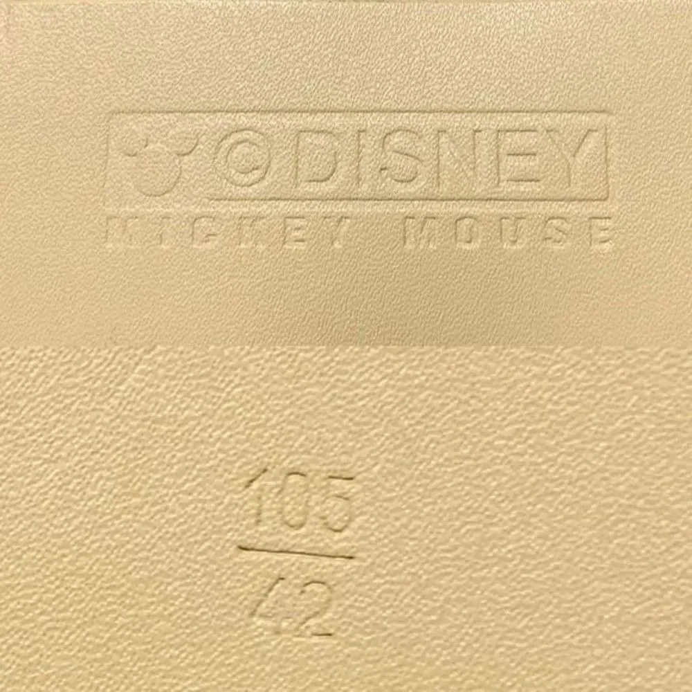 Disney Mickey Mouse Belt Faux Leather Silver Buckle Y2K 2000s Vibes